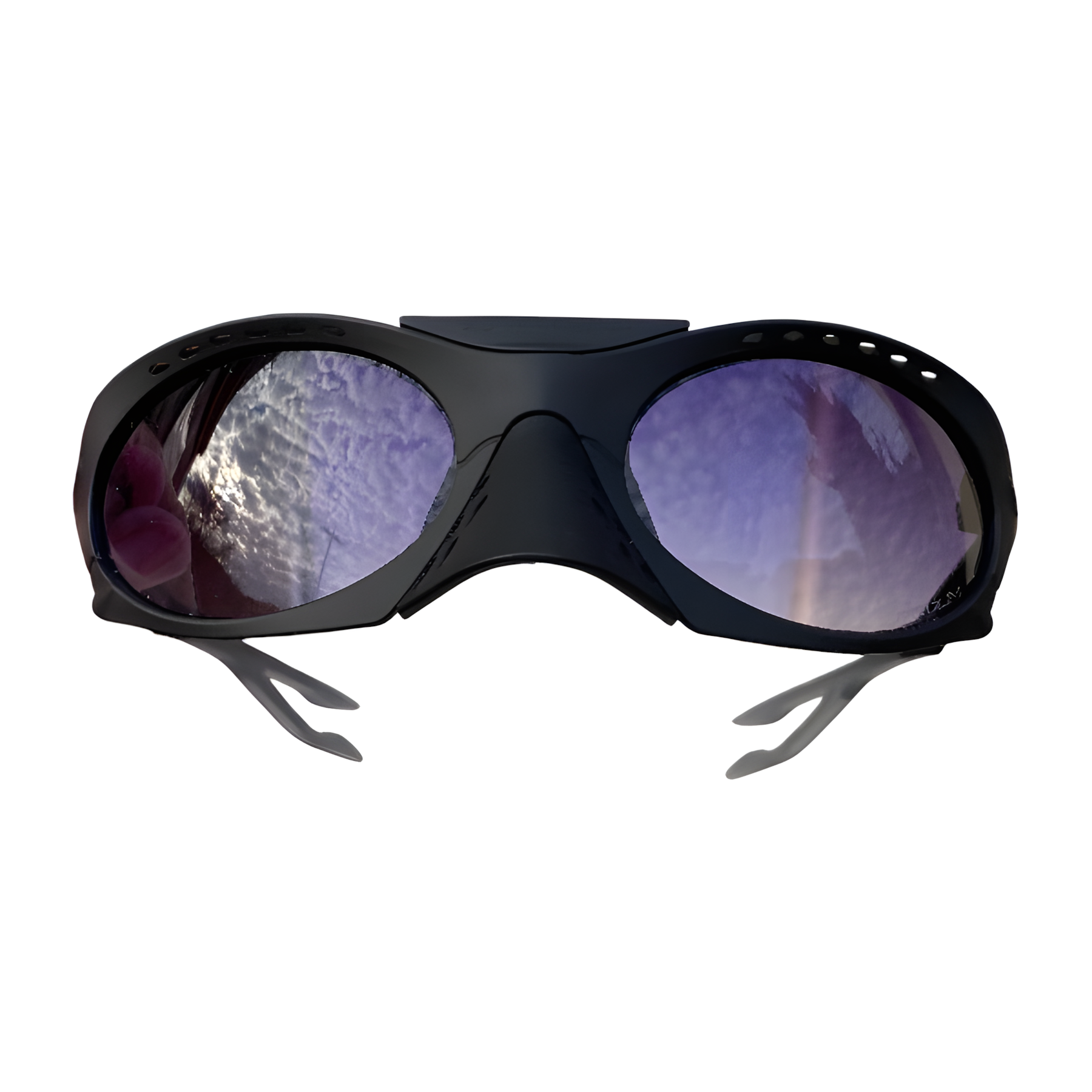 Óculos de Sol Plantaris Branca Preto