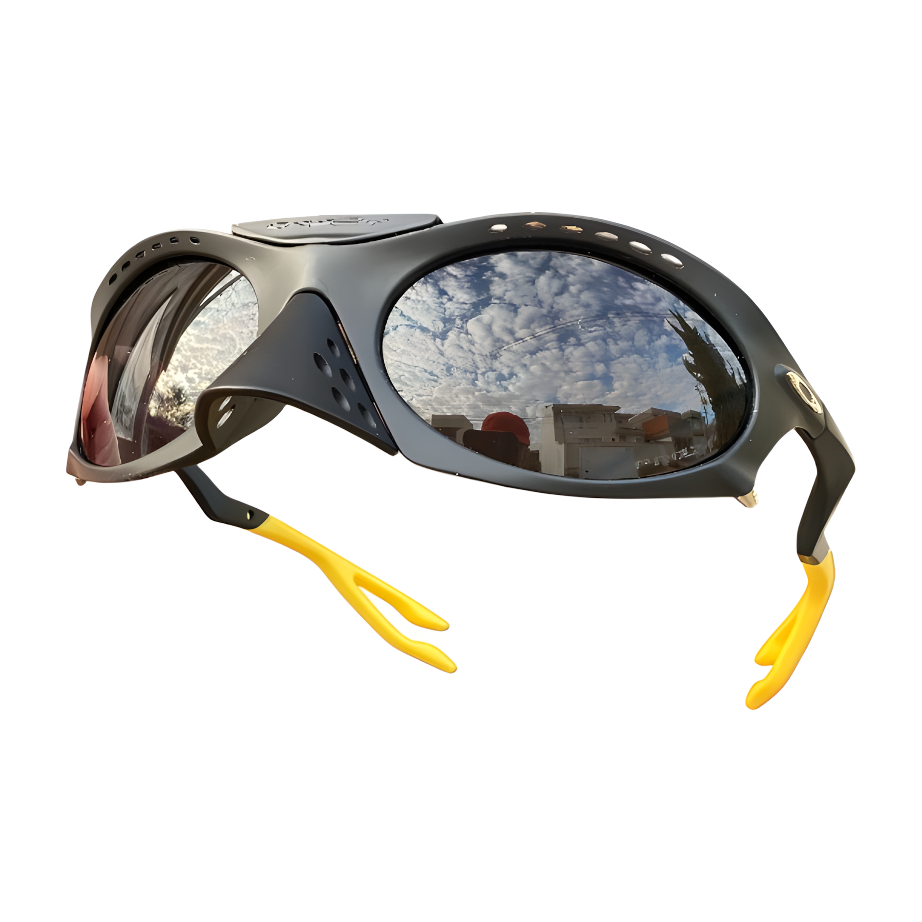 Óculos de Sol Plantaris Branca Preto