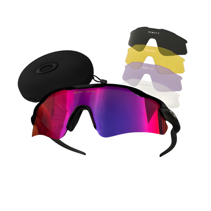 Óculos de Sol Radar Premium Preta + Kit